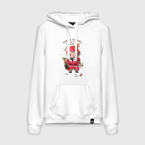 Женская толстовка-худи Щелкунчик / Белый – фото 1