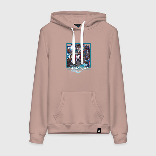 Женская толстовка-худи Сюэй / Пыльно-розовый – фото 1