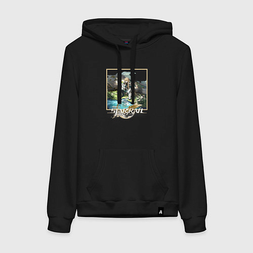 Женская толстовка-худи Лоча / Черный – фото 1