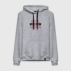 Толстовка-худи хлопковая женская And One - Metal Hammer, цвет: меланж