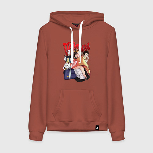 Женская толстовка-худи Momo Ken Seiko Granny / Кирпичный – фото 1