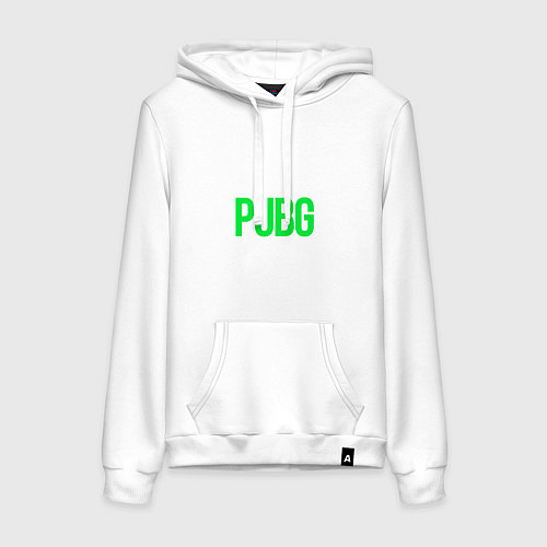 Женская толстовка-худи Надпись PUBG / Белый – фото 1