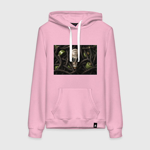 Женская толстовка-худи Авто рожденные в СССР / Светло-розовый – фото 1