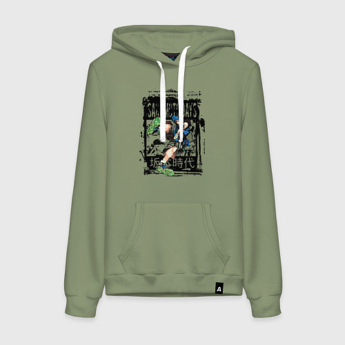 Женская толстовка-худи Хейсуки Масимо из Дни сакамото / Авокадо – фото 1