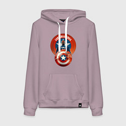 Женская толстовка-худи Captain America