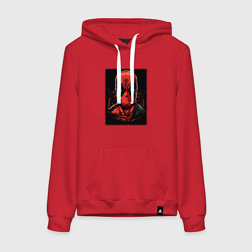 Женская толстовка-худи Дэдпул ярость / Красный – фото 1