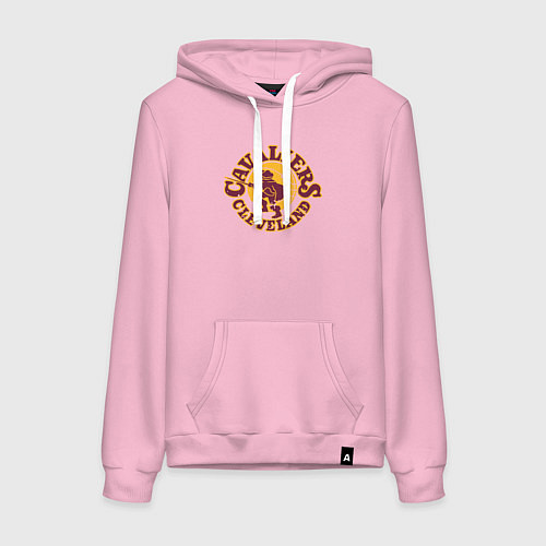 Женская толстовка-худи Cavaliers man / Светло-розовый – фото 1