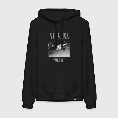 Женская толстовка-худи Nirvana blew / Черный – фото 1