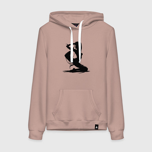 Женская толстовка-худи Гибкость / Пыльно-розовый – фото 1