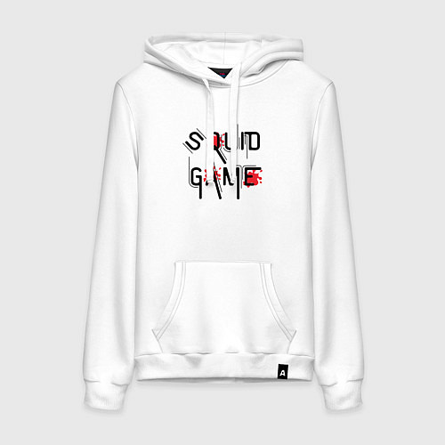 Женская толстовка-худи Squid game / Белый – фото 1