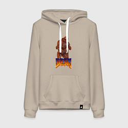 Женская толстовка-худи Doom солдат