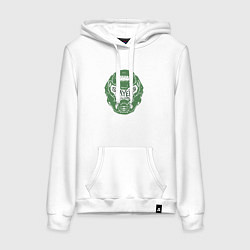 Женская толстовка-худи Doom slayer logo