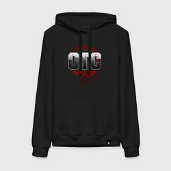 Толстовка-худи хлопковая женская Roman Reigns otc wwe logo, цвет: черный