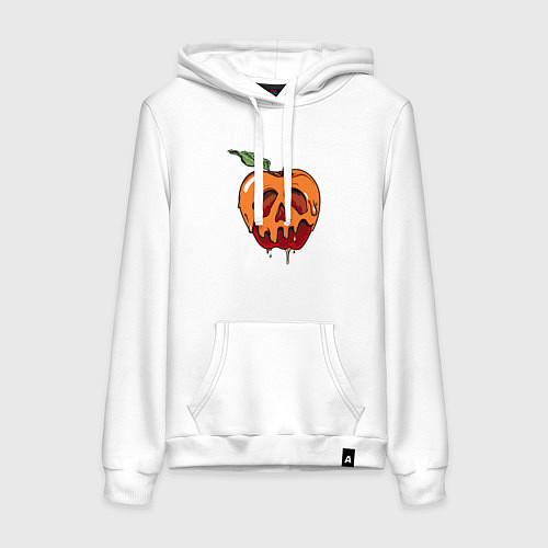 Женская толстовка-худи Мёртвое яблочко / Белый – фото 1