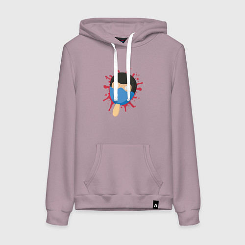 Женская толстовка-худи Sub-zero ice cream / Сиреневый – фото 1