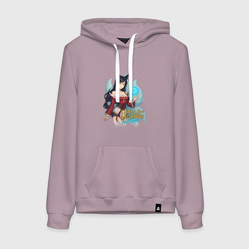 Женская толстовка-худи Ари Лига Легенд / Сиреневый – фото 1