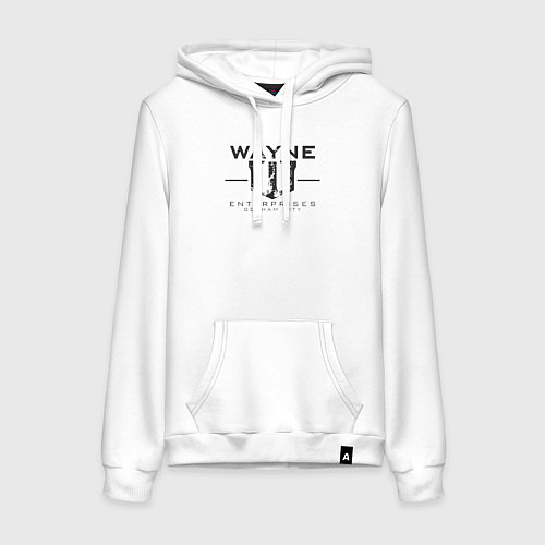 Женская толстовка-худи Wayne enterprices / Белый – фото 1