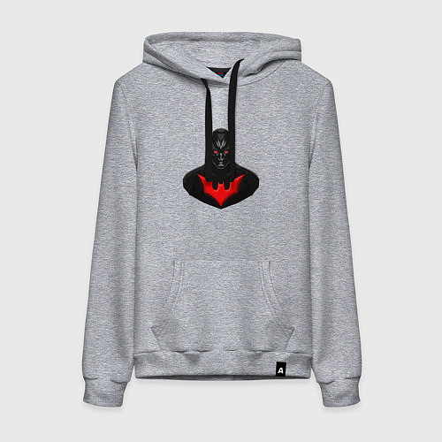 Женская толстовка-худи Super Batman / Меланж – фото 1