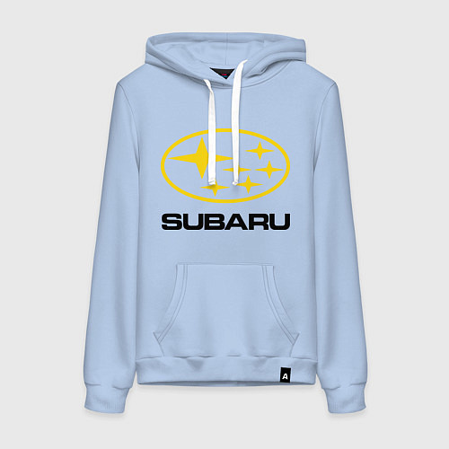 Женская толстовка-худи Subaru Logo / Мягкое небо – фото 1