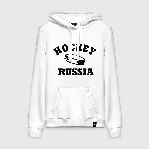 Женская толстовка-худи Hockey Russia / Белый – фото 1