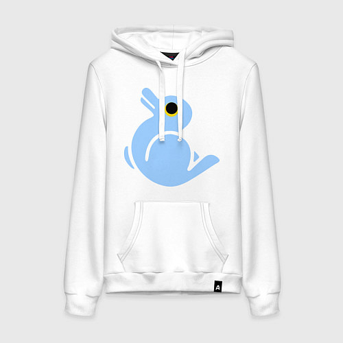 Женская толстовка-худи Утка или заяц / Белый – фото 1