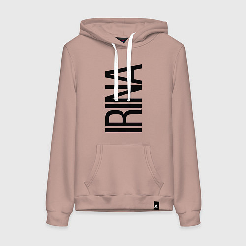 Женская толстовка-худи Ирина / Пыльно-розовый – фото 1