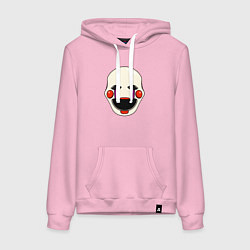 Толстовка-худи хлопковая женская Puppet FNAF Марионетка, цвет: светло-розовый