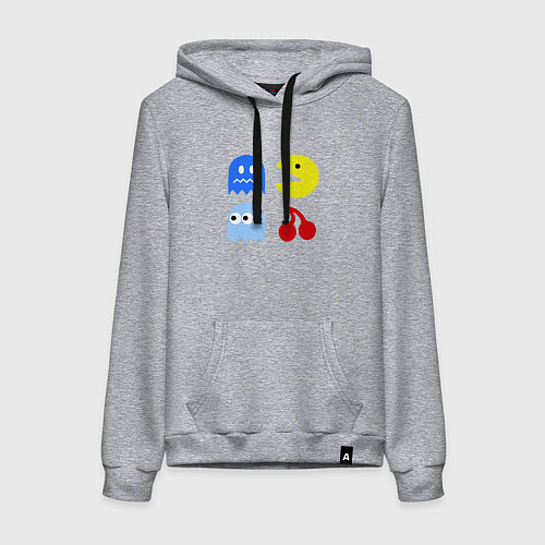 Женская толстовка-худи Pac-Man Pack / Меланж – фото 1