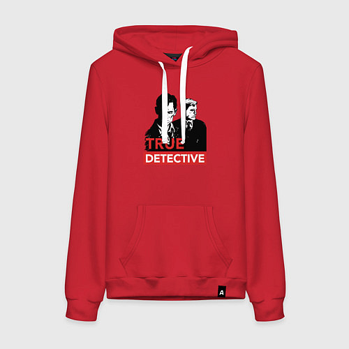 Женская толстовка-худи True Detective / Красный – фото 1