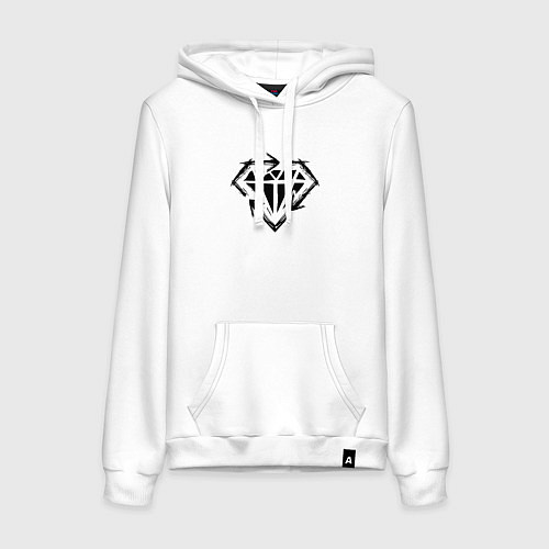 Женская толстовка-худи Stick To Your Guns Diamond / Белый – фото 1