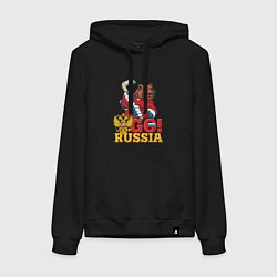 Женская толстовка-худи Hockey: Go Russia