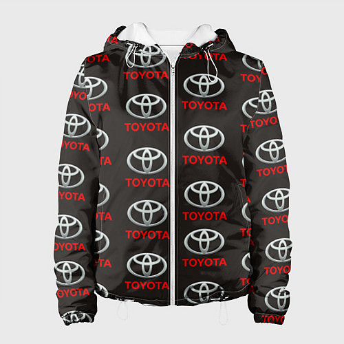 Женская куртка Toyota / 3D-Белый – фото 1