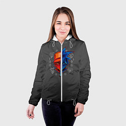 Куртка с капюшоном женская Игроки Покемонов, цвет: 3D-белый — фото 2