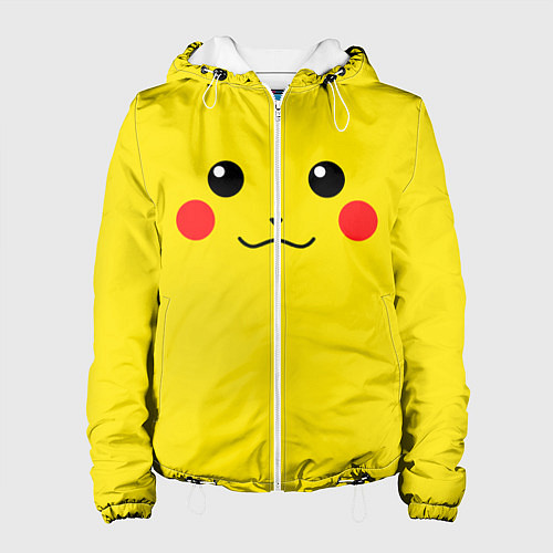 Женская куртка Happy Pikachu / 3D-Белый – фото 1