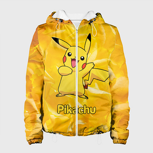 Женская куртка Pikachu / 3D-Белый – фото 1