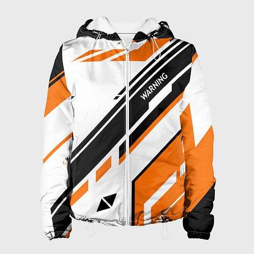 Женская куртка CS:GO Asiimov P90 Style / 3D-Белый – фото 1