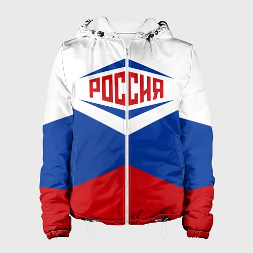 Женская куртка Россия 2016 / 3D-Белый – фото 1