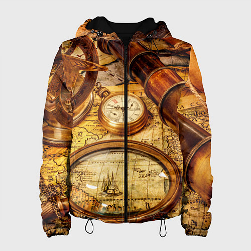 Женская куртка Древнее путешествие / 3D-Черный – фото 1