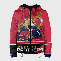 Куртка с капюшоном женская Florida Panthers, цвет: 3D-черный