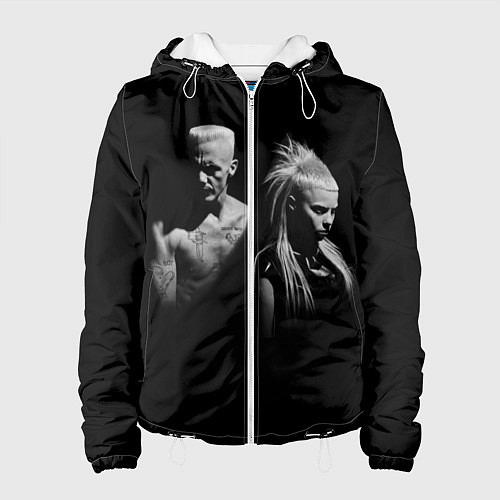Женская куртка Die Antwoord: Black / 3D-Белый – фото 1