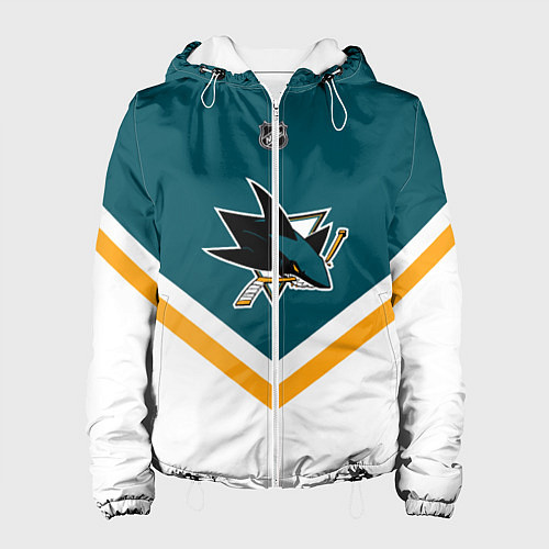 Женская куртка NHL: San Jose Sharks / 3D-Белый – фото 1