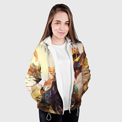 Куртка с капюшоном женская Sun, цвет: 3D-белый — фото 2