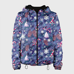 Женская куртка Ёлки шишки колокольчики