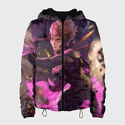 Куртка с капюшоном женская Фиора, цвет: 3D-черный