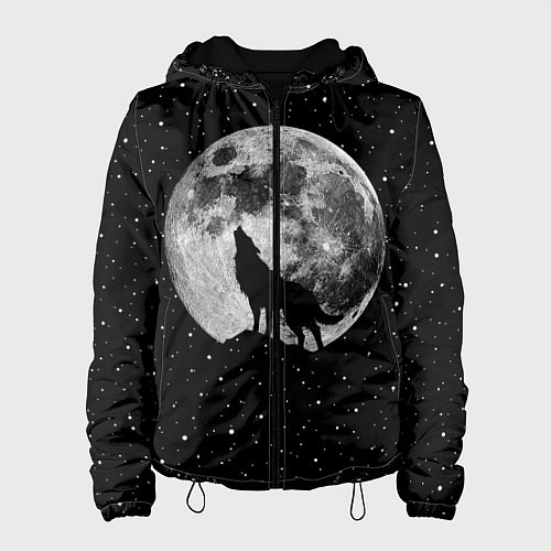 Женская куртка Лунный волк / 3D-Черный – фото 1