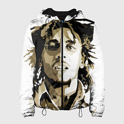 Куртка с капюшоном женская Bob Marley: Mono, цвет: 3D-черный