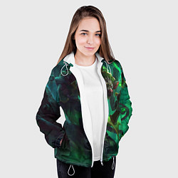 Куртка с капюшоном женская Twitch, цвет: 3D-белый — фото 2