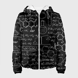 Куртка с капюшоном женская Химия, цвет: 3D-белый