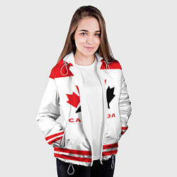 Куртка с капюшоном женская Canada Team, цвет: 3D-белый — фото 2