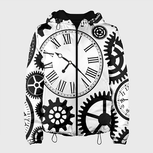 Женская куртка Время не ждет / 3D-Черный – фото 1